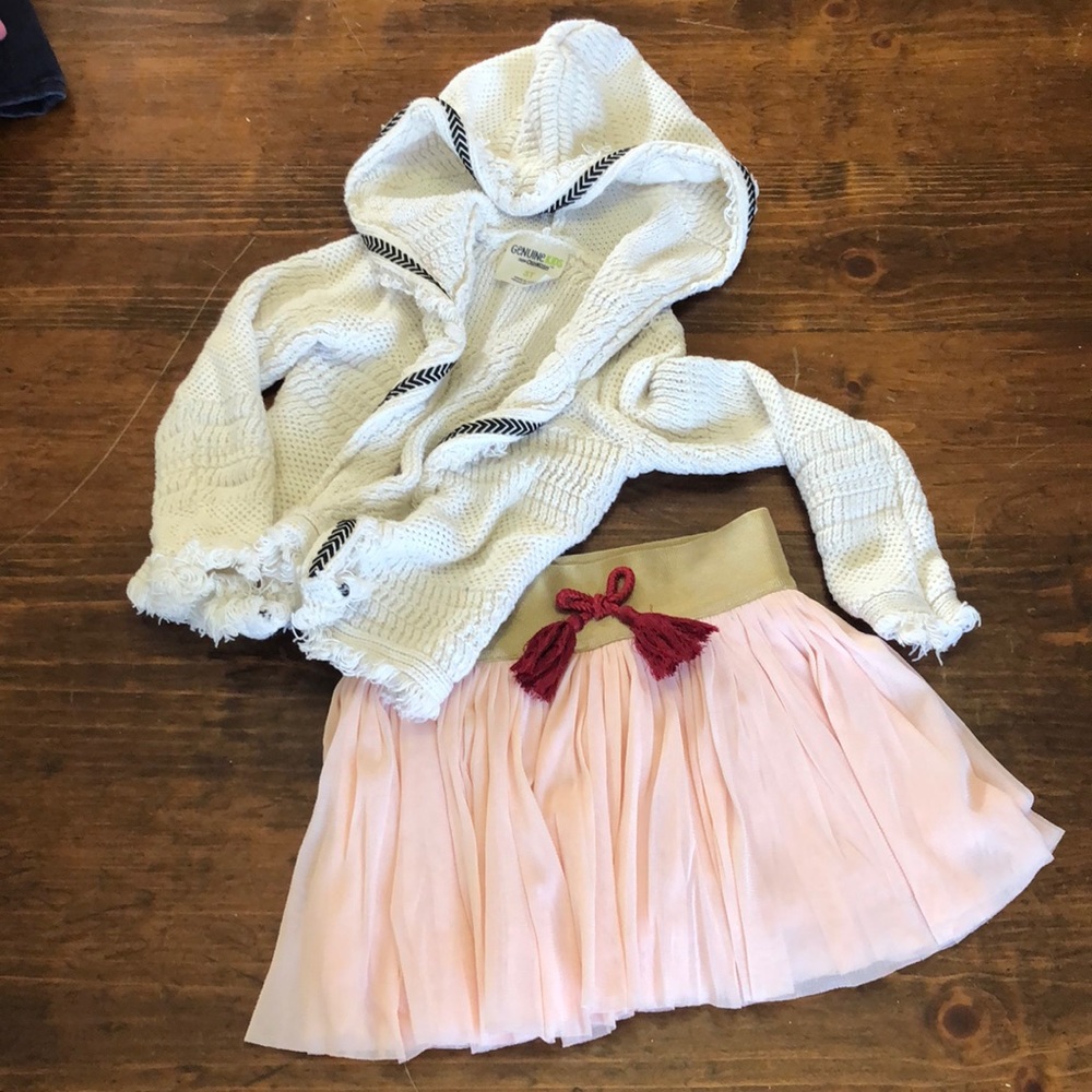 Sweater and Skirt Set Toddler Girl 3T